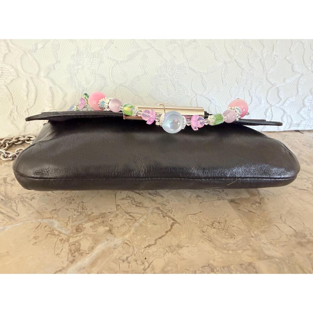 Vintage Y2K Coach Kristin black wristlet cell phone bag mini bag - Picture 9 of 16